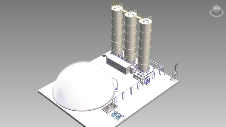 Our biogas project was successfully commissioned.
